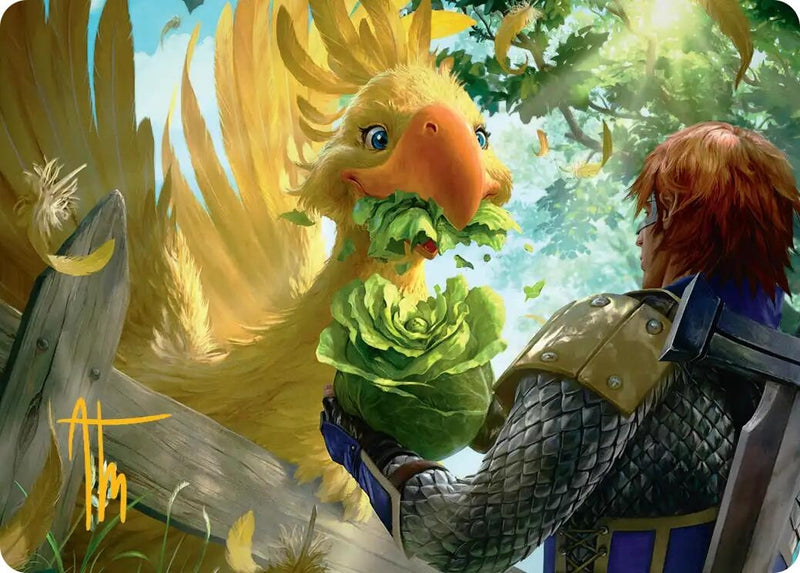Gysahl Greens Art Card (Gold-Stamped Signature) (10) (Art Series: FINAL FANTASY)