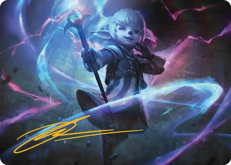 Shantotto, Tactician Magician Art Card (Gold-Stamped Signature) (16) (Art Series: FINAL FANTASY)