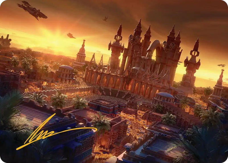 Rabanastre, Royal City Art Card (Gold-Stamped Signature) (18) (Art Series: FINAL FANTASY)