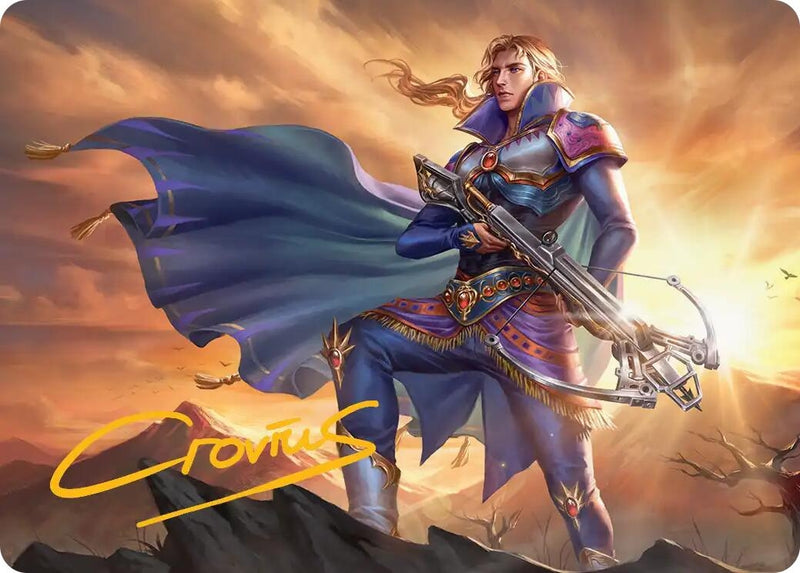 Edgar, Master Machinist Art Card (Gold-Stamped Signature) (27) (Art Series: FINAL FANTASY)