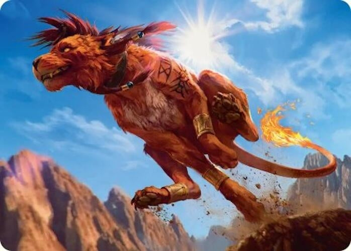 Red XIII, Proud Warrior Art Card (30) (Art Series: FINAL FANTASY)