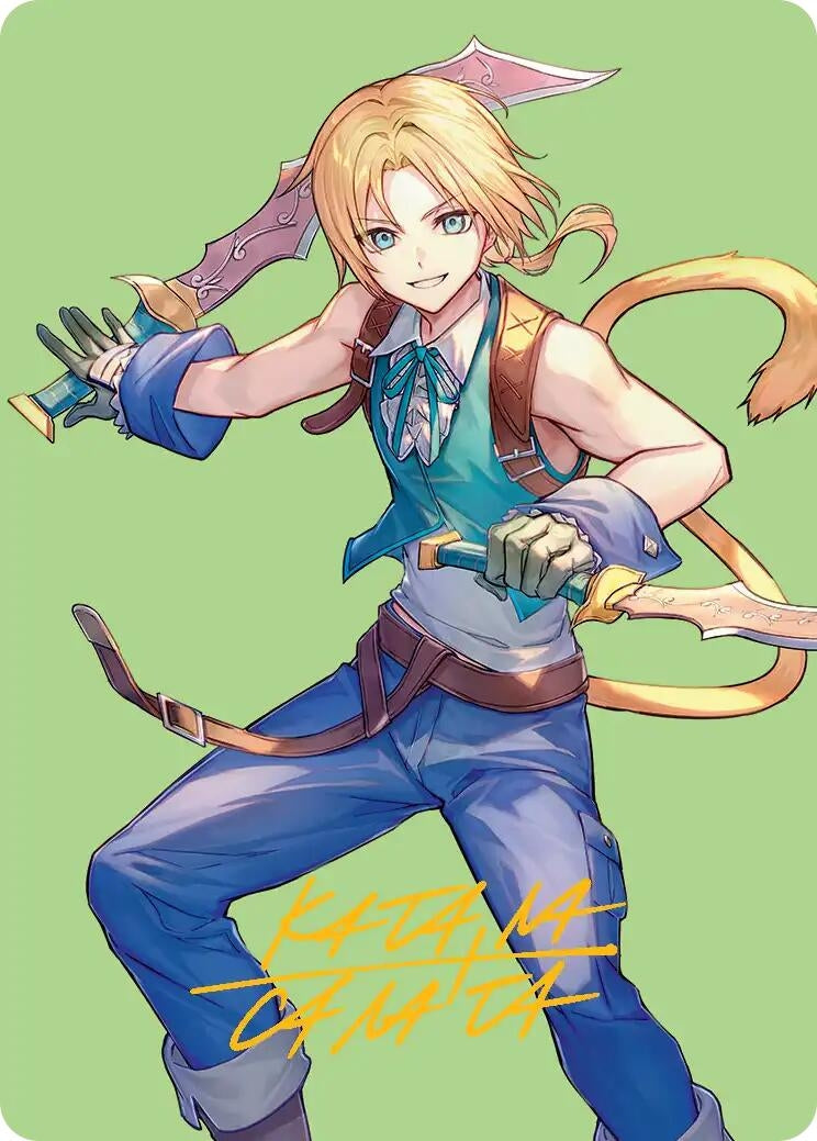 Zidane, Tantalus Thief Art Card (Gold-Stamped Signature) (49)