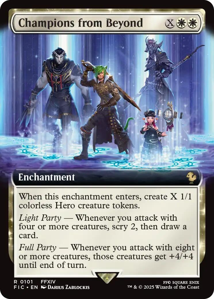 Champions from Beyond (Extended Art) (101) (Commander: FINAL FANTASY)