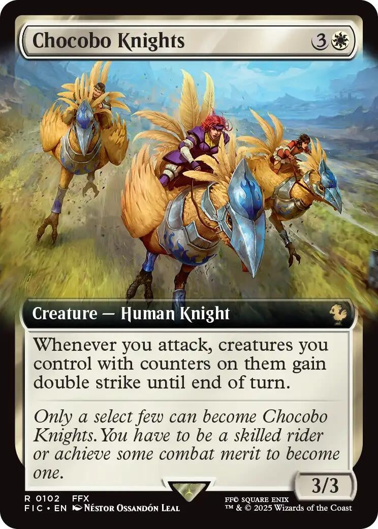 Chocobo Knights (Extended Art) (102) (Commander: FINAL FANTASY)