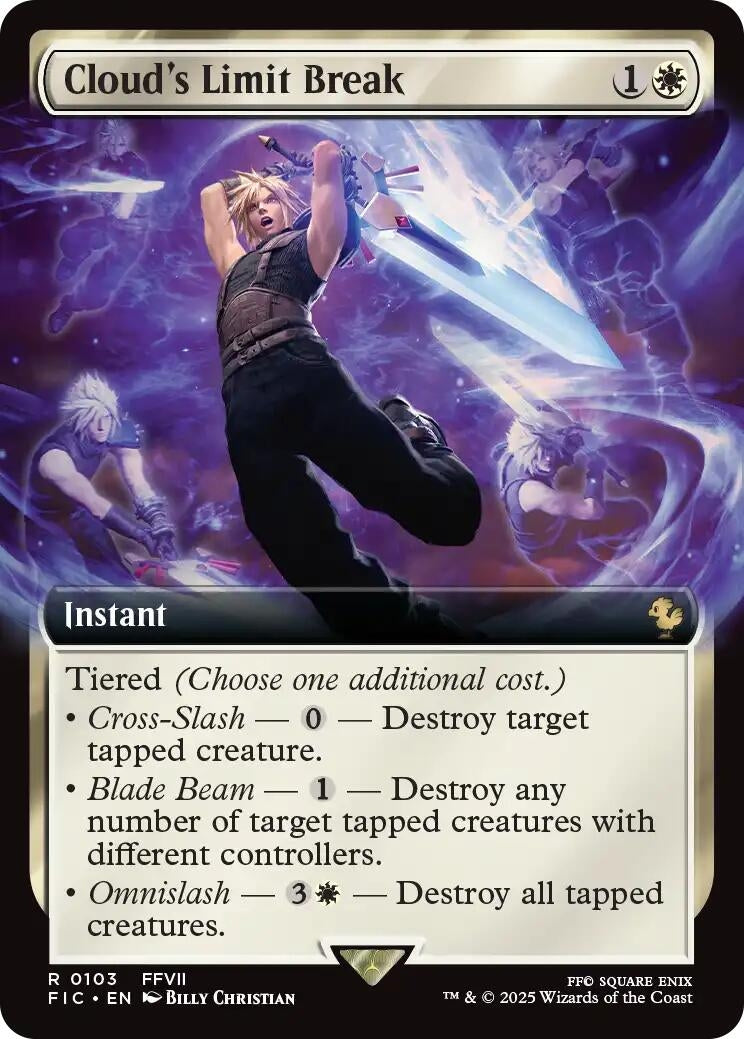 Cloud's Limit Break (Extended Art) (103) (Commander: FINAL FANTASY)