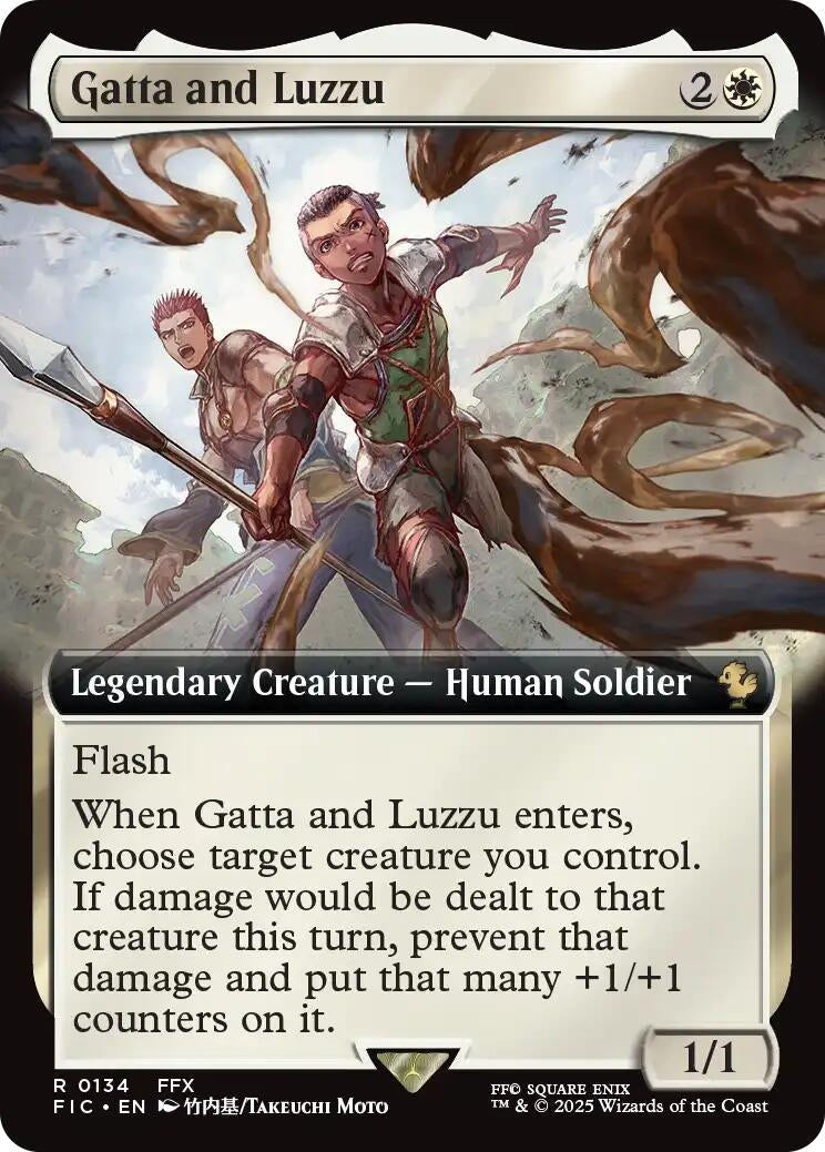 Gatta and Luzzu (Extended Art) (134) (Commander: FINAL FANTASY)