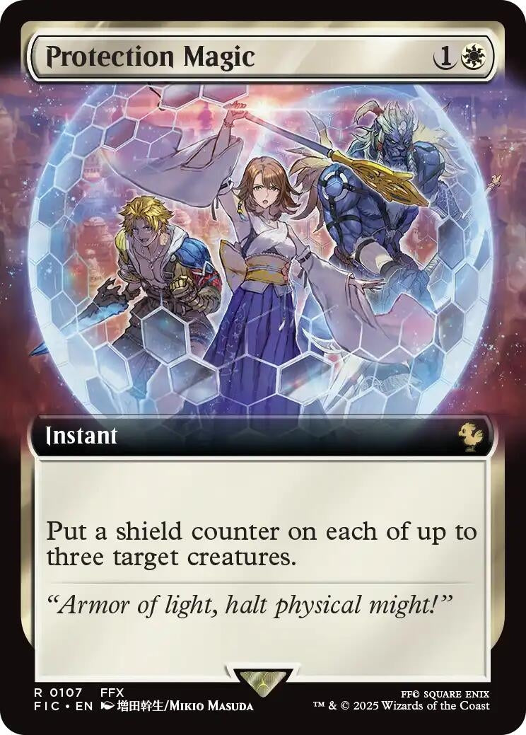 Protection Magic (Extended Art) (107) (Commander: FINAL FANTASY)