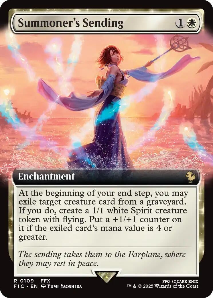 Summoner's Sending (Extended Art) (109) (Commander: FINAL FANTASY)