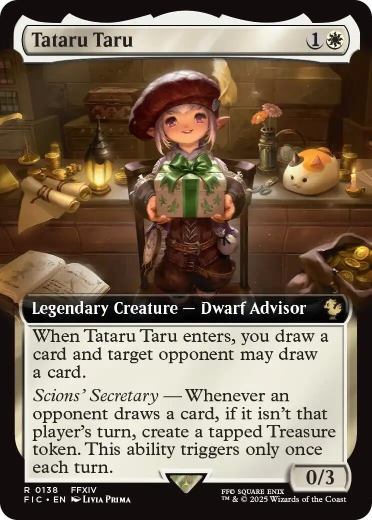 Tataru Taru (Extended Art) (138) (Commander: FINAL FANTASY)