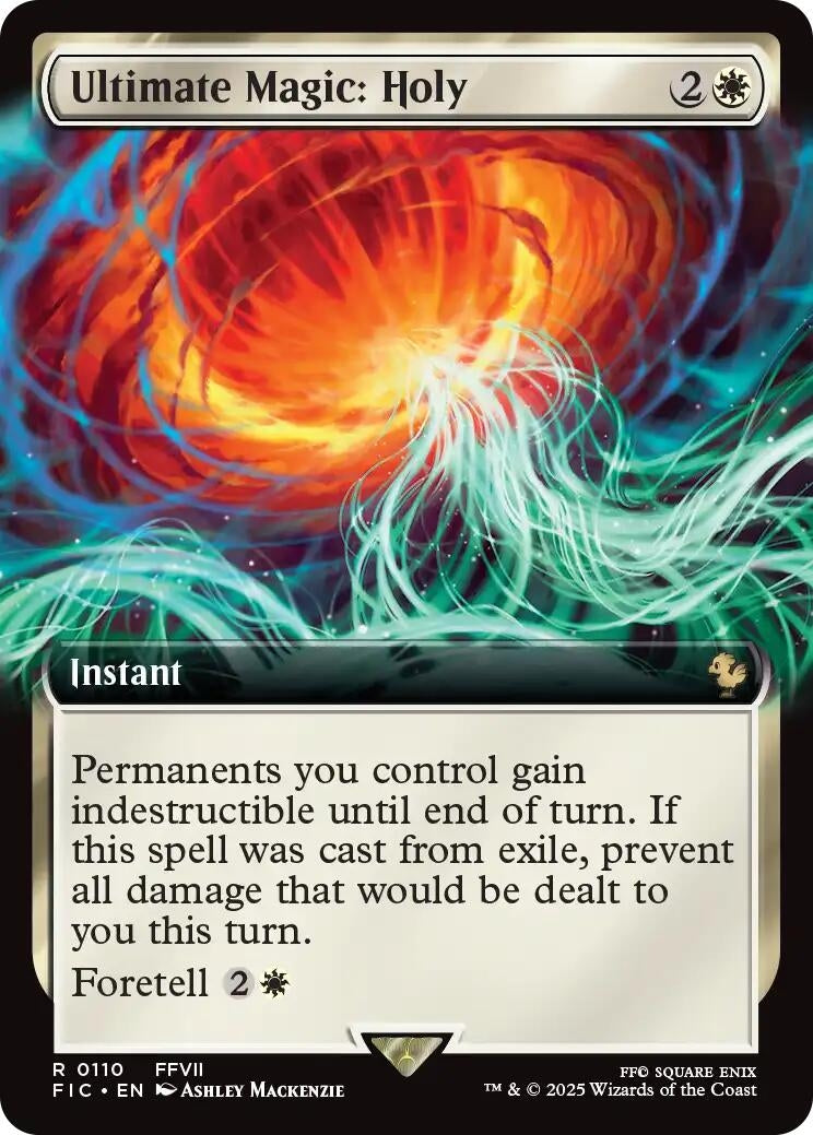 Ultimate Magic: Holy (Extended Art) (110) (Commander: FINAL FANTASY)