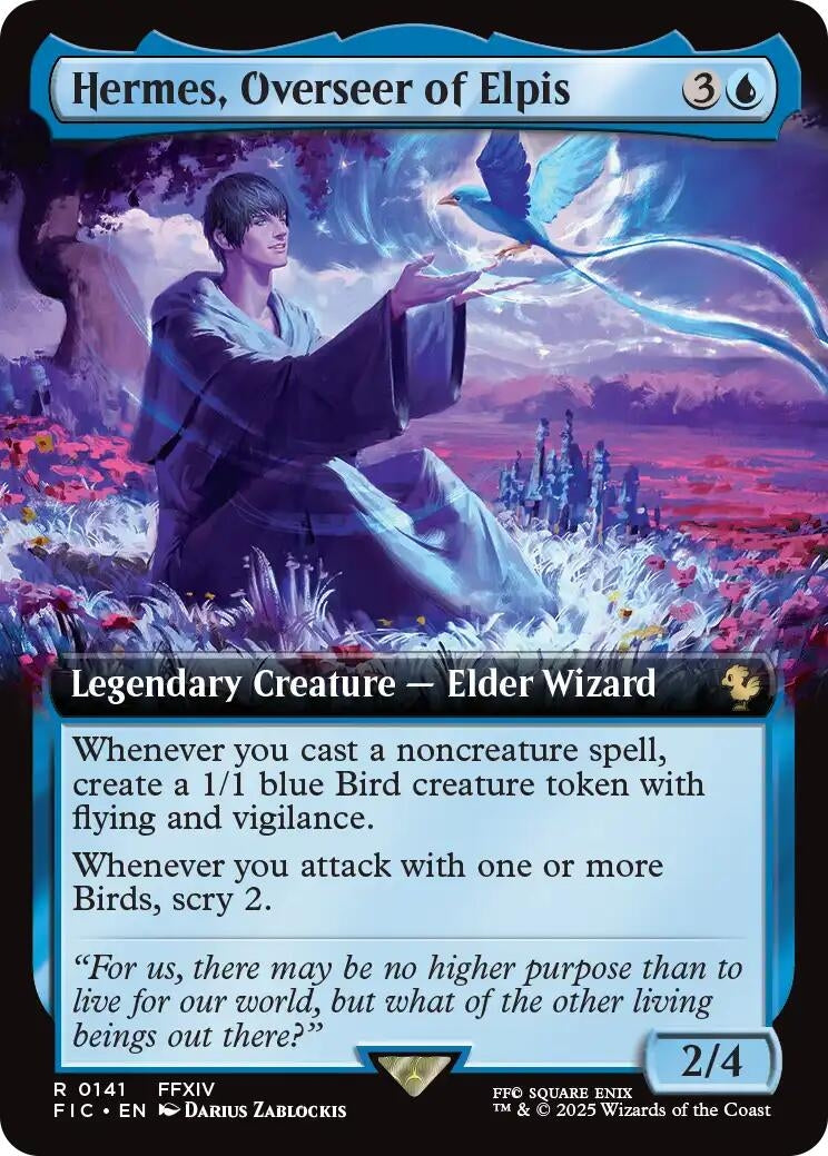 Hermes, Overseer of Elpis (Extended Art) (141) (Commander: FINAL FANTASY)