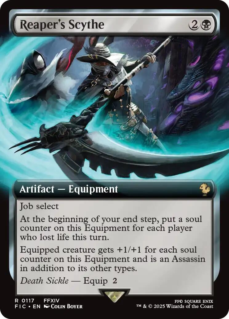 Reaper's Scythe (Extended Art) (117) (Commander: FINAL FANTASY)