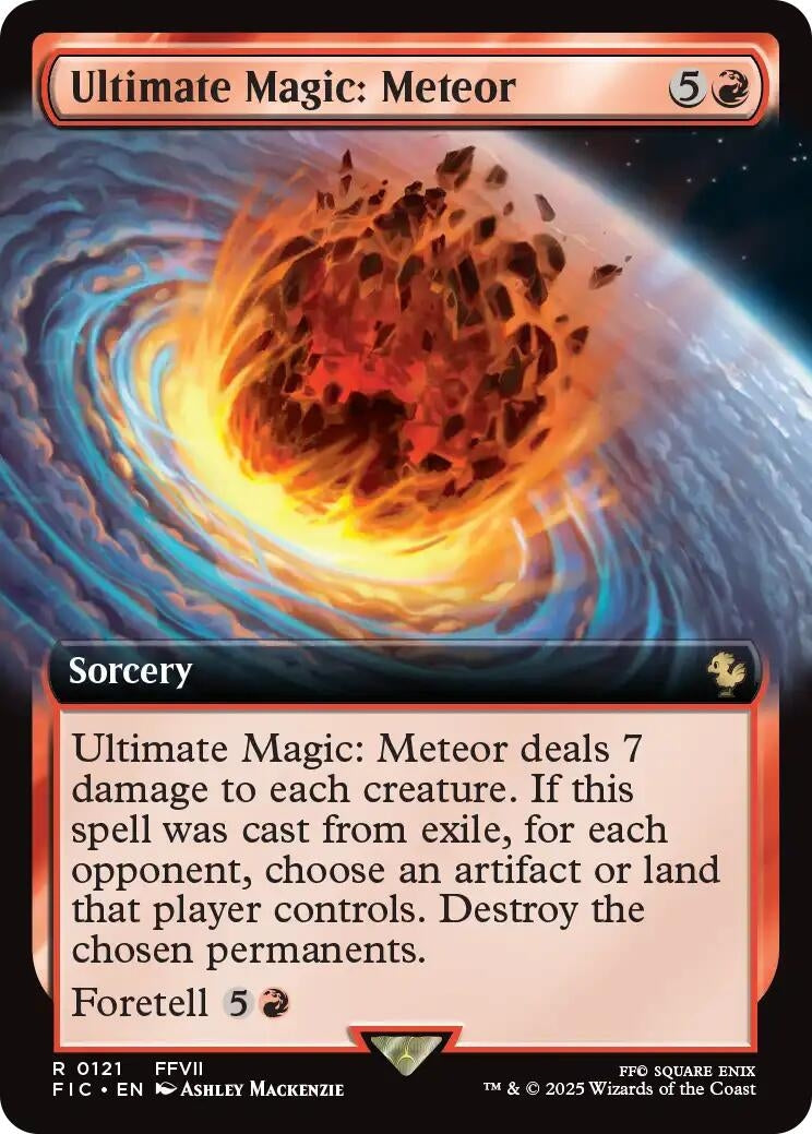 Ultimate Magic: Meteor (Extended Art) (121) (Commander: FINAL FANTASY)