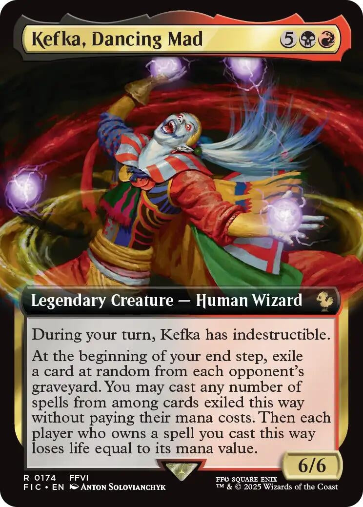 Kefka, Dancing Mad (Extended Art) (174) (Commander: FINAL FANTASY)