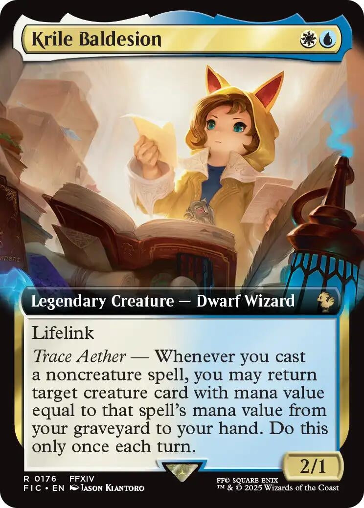 Krile Baldesion (Extended Art) (176) (Commander: FINAL FANTASY)