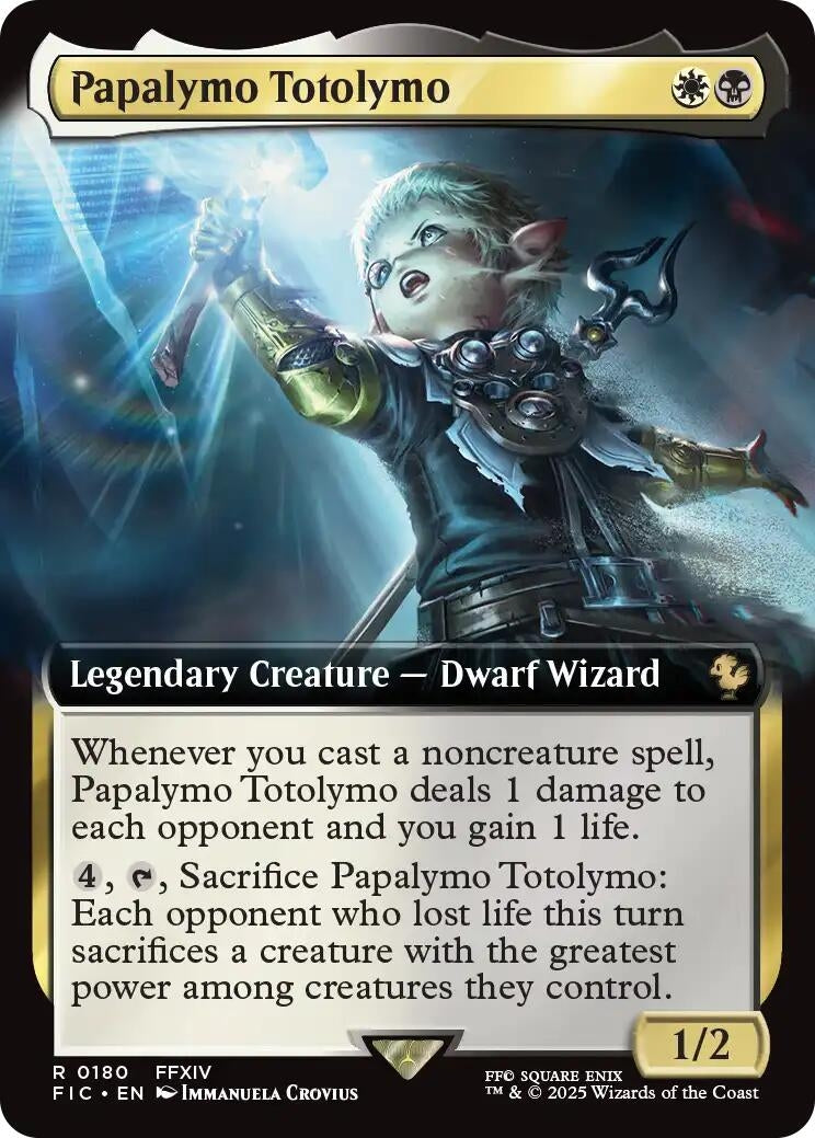 Papalymo Totolymo (Extended Art) (180) (Commander: FINAL FANTASY)