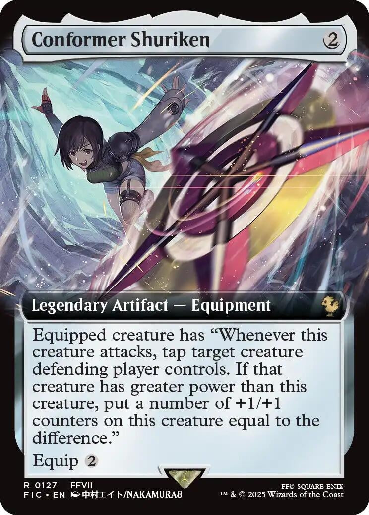 Conformer Shuriken (Extended Art) (127) (Commander: FINAL FANTASY)