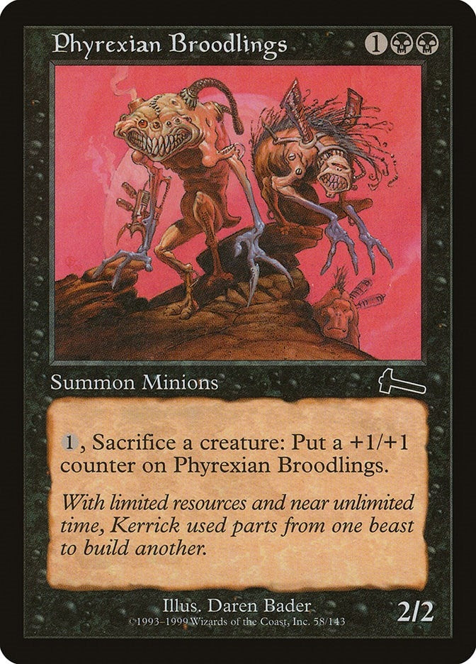 Phyrexian Broodlings (58) (Urza's Legacy)