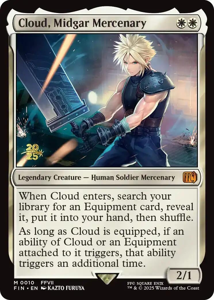 Cloud, Midgar Mercenary (10) (Prerelease Cards)
