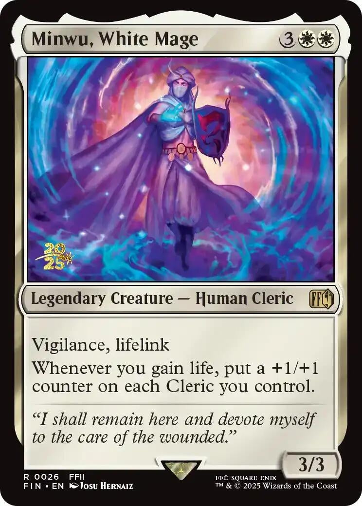Minwu, White Mage (26) (Prerelease Cards)