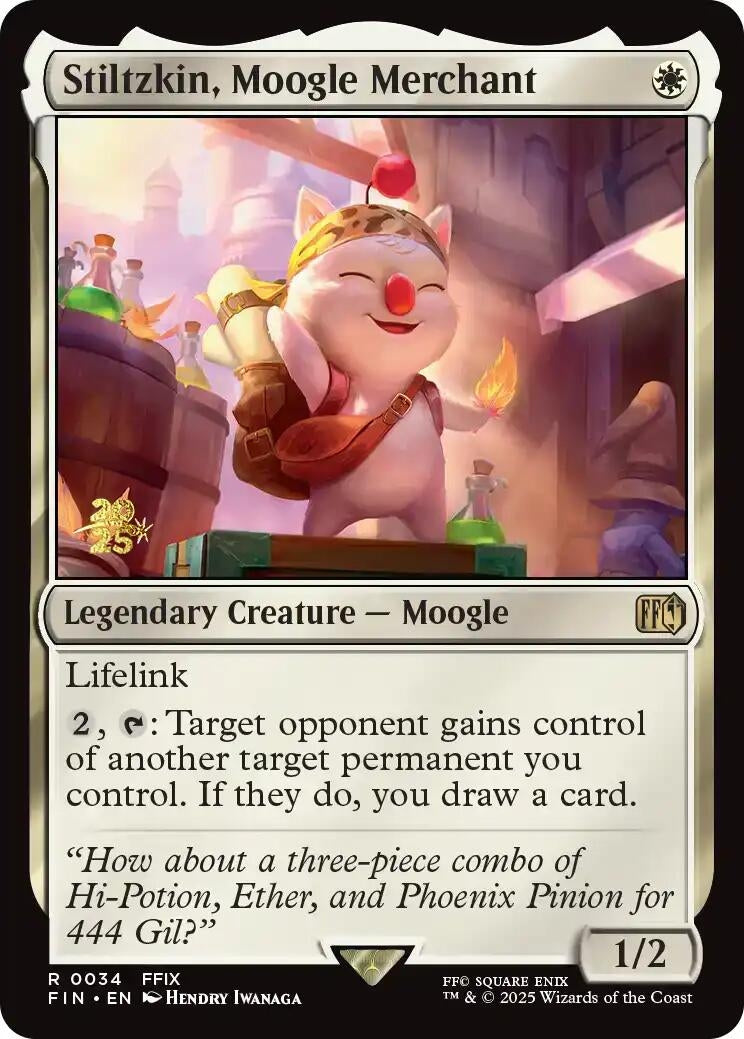 Stiltzkin, Moogle Merchant (34) (Prerelease Cards)