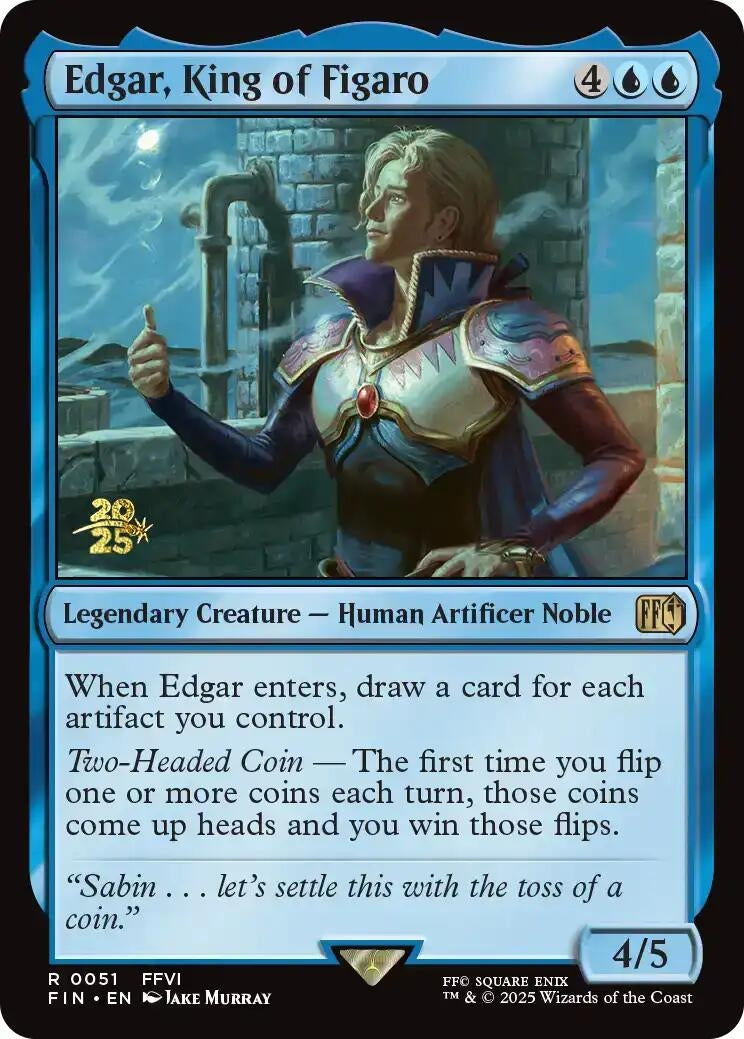 Edgar, King of Figaro (51) (Prerelease Cards)