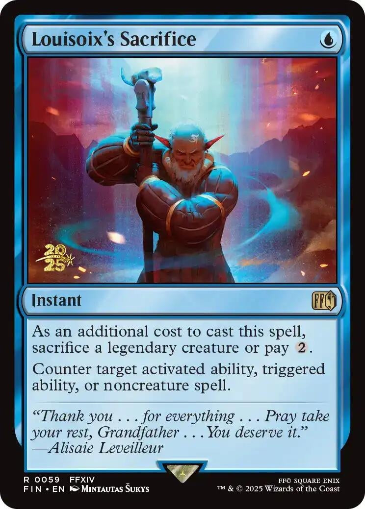 Louisoix's Sacrifice (59) (Prerelease Cards)