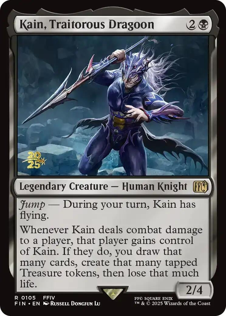 Kain, Traitorous Dragoon (105) (Prerelease Cards)