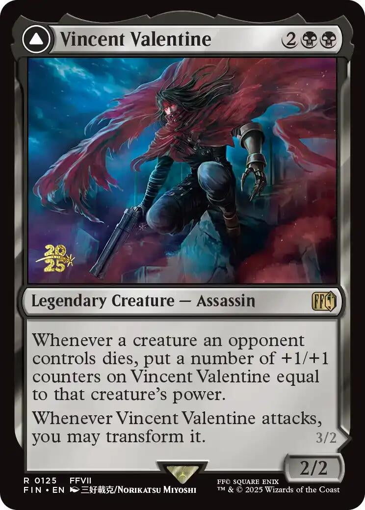 Vincent Valentine (125) (Prerelease Cards)