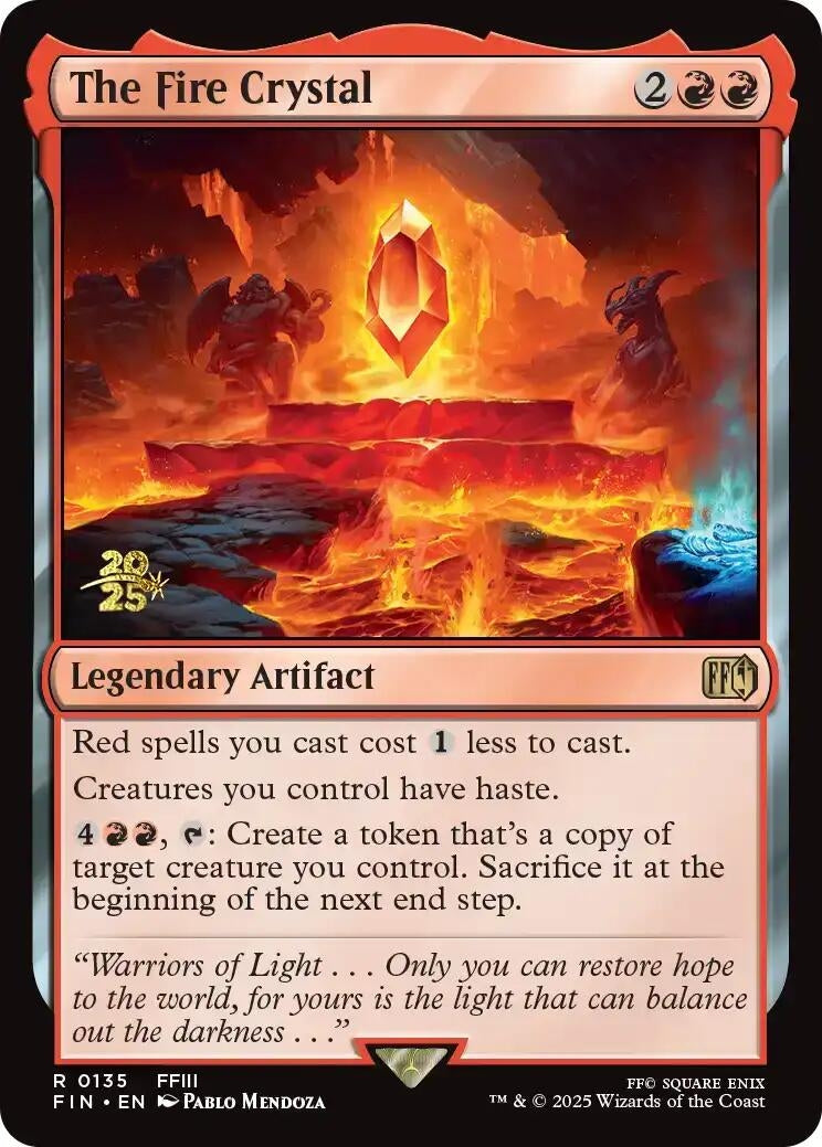 The Fire Crystal (135) (Prerelease Cards)