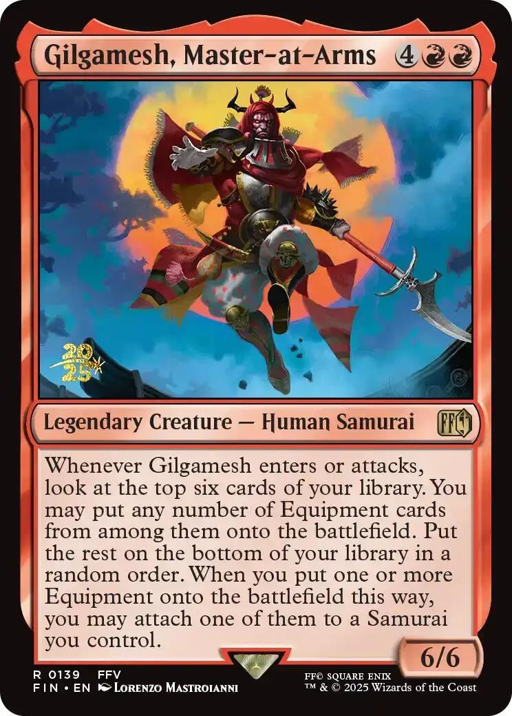 Gilgamesh, Master-at-Arms (139) (Prerelease Cards)