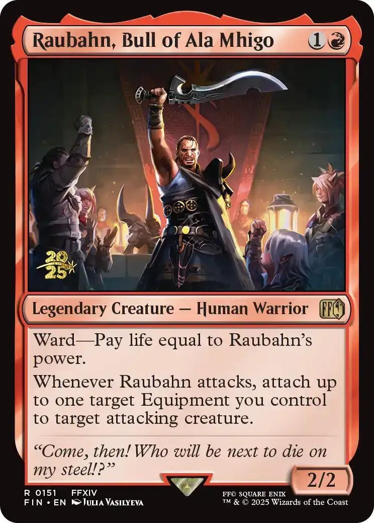 Raubahn, Bull of Ala Mhigo (151) (Prerelease Cards)