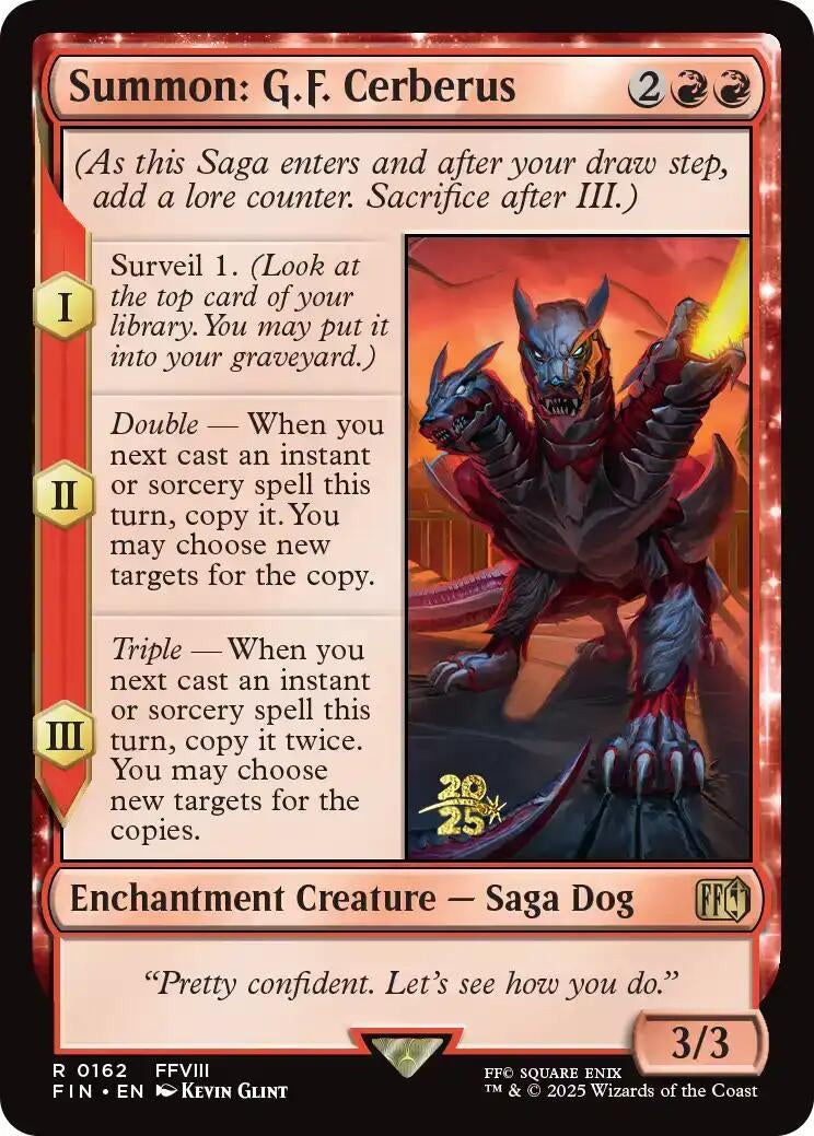 Summon: G.F. Cerberus (162) (Prerelease Cards)
