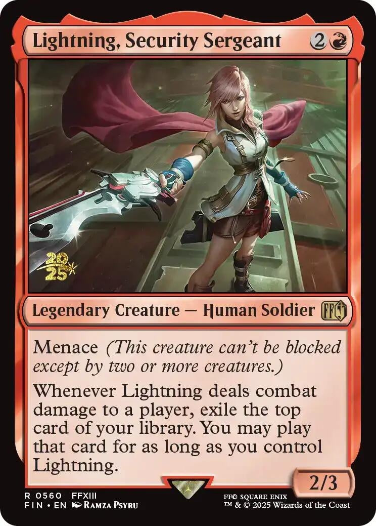 Lightning, Security Sergeant (560) (Prerelease Cards)