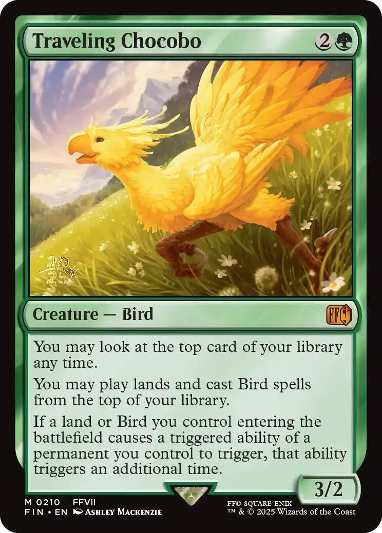 Traveling Chocobo (210) (Prerelease Cards)