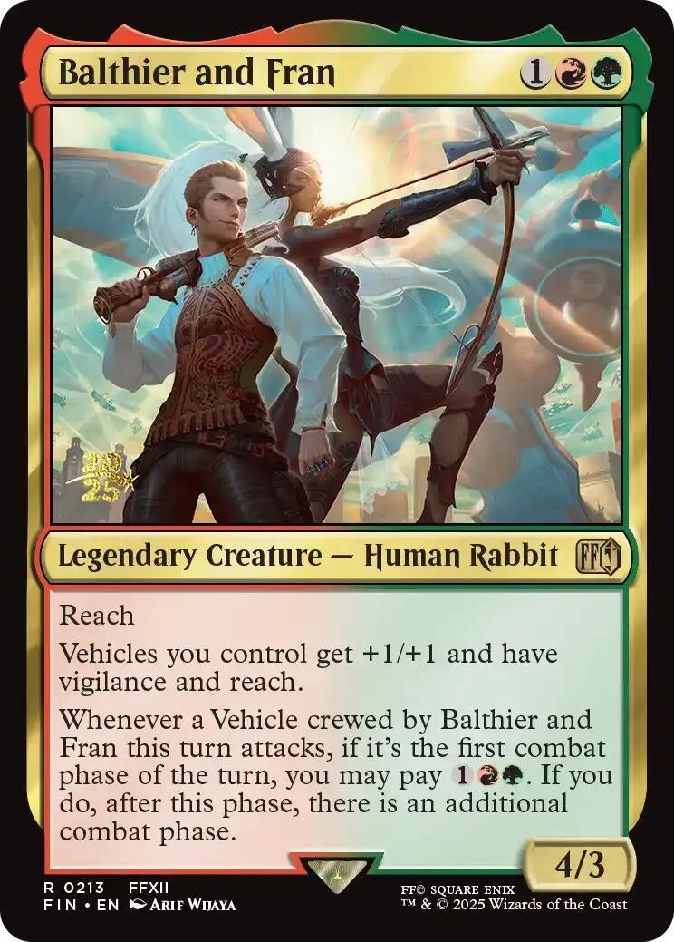 Balthier and Fran (213) (Prerelease Cards)