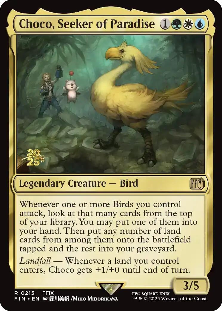 Choco, Seeker of Paradise (215) (Prerelease Cards)