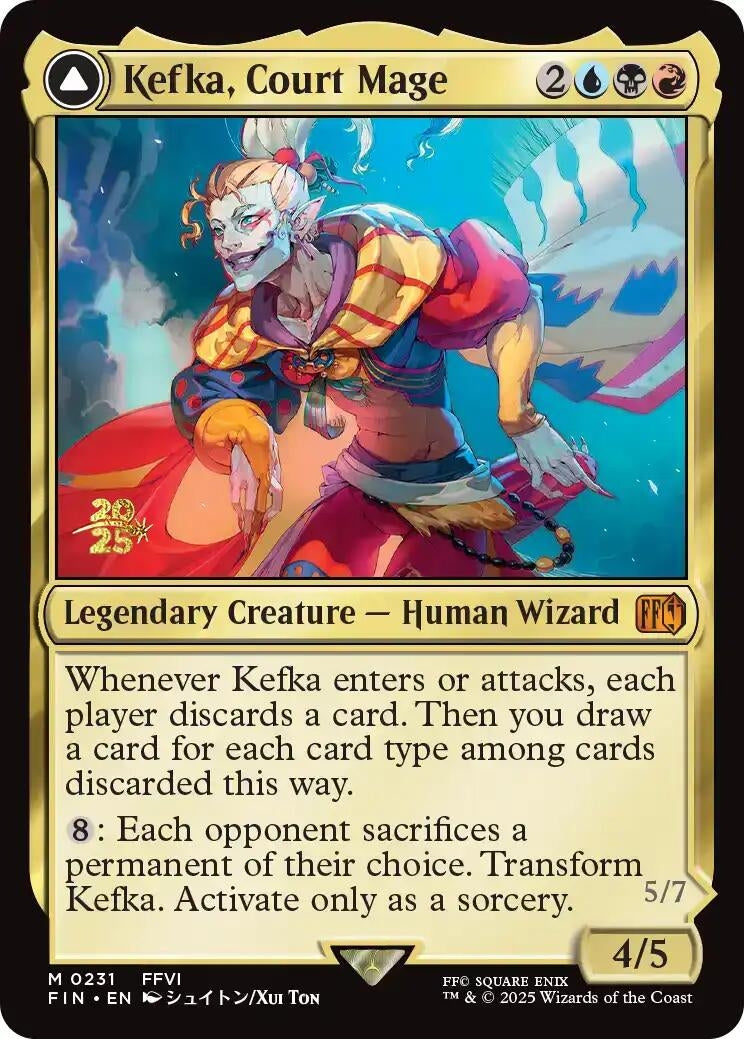 Kefka, Court Mage (231) (Prerelease Cards)