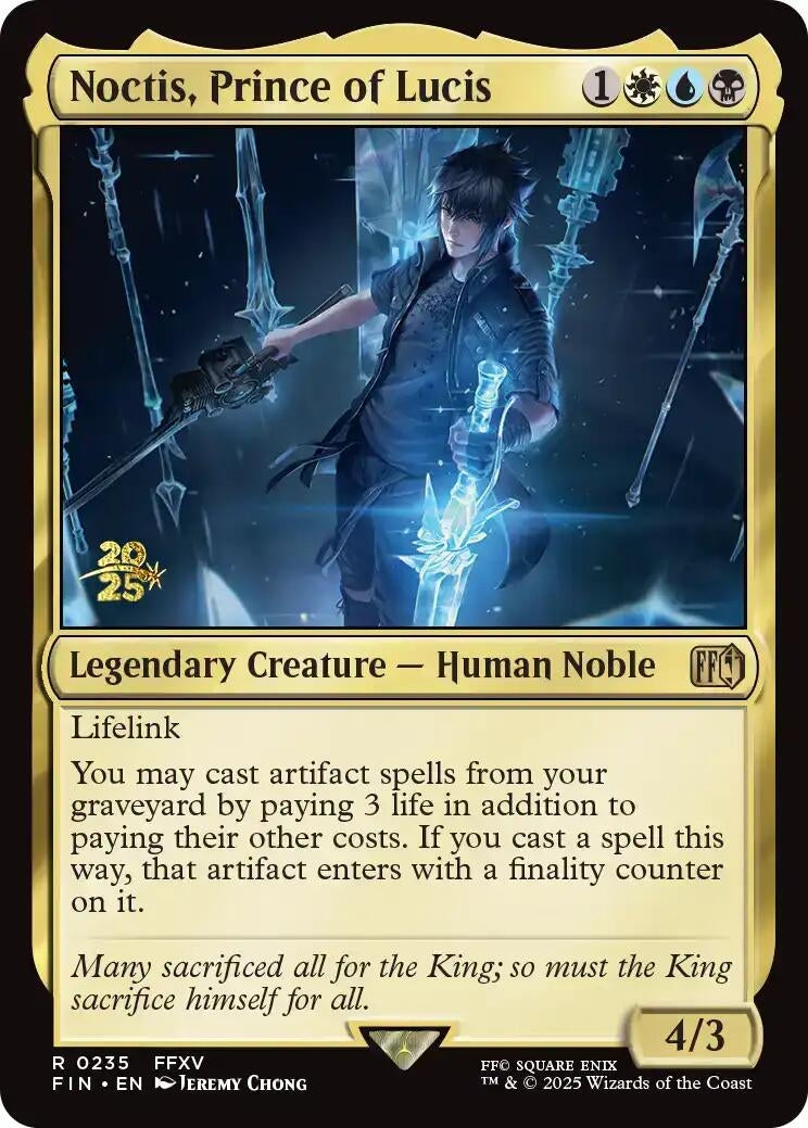 Noctis, Prince of Lucis (235) (Prerelease Cards)