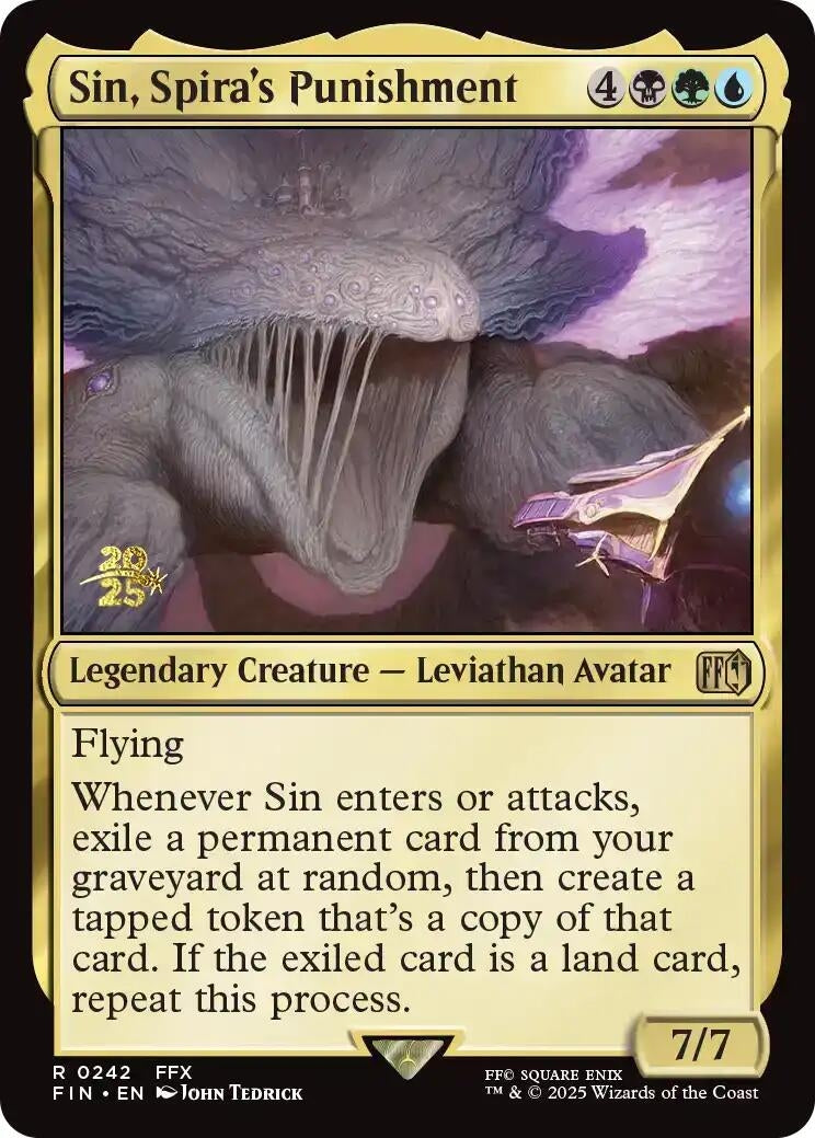 Sin, Spira's Punishment (242) (Prerelease Cards)