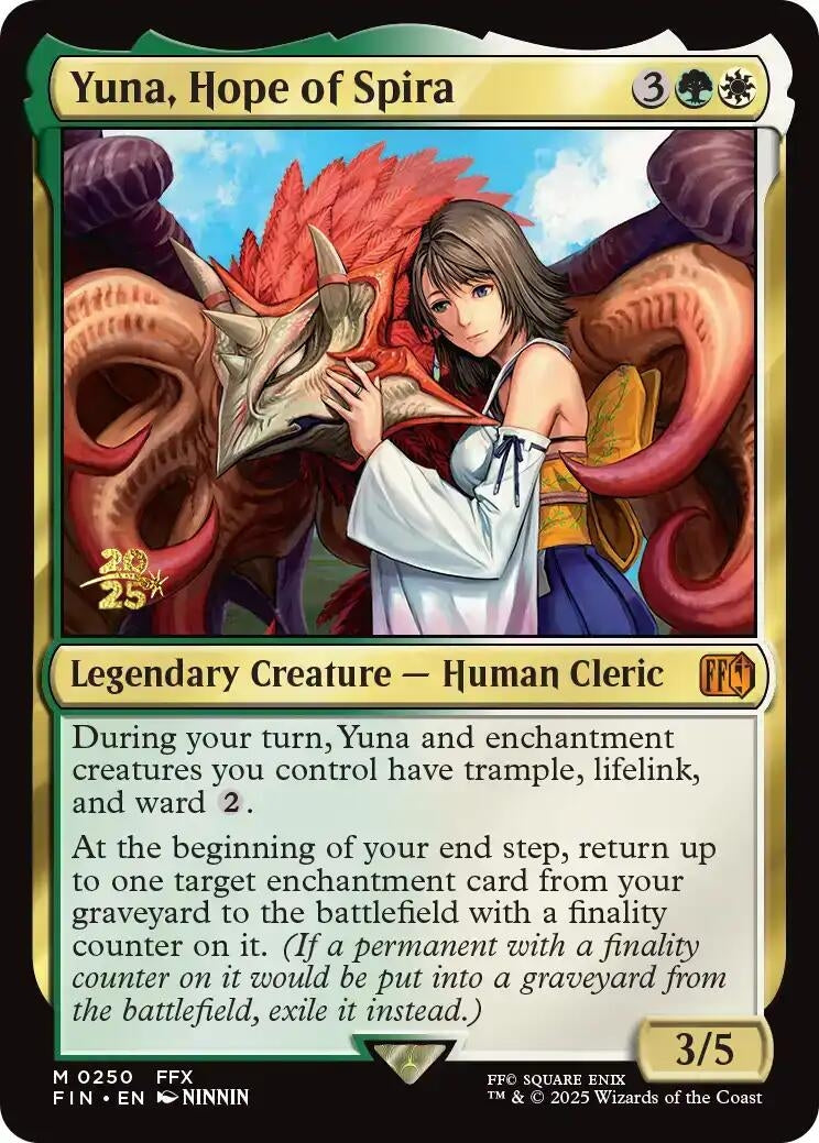 Yuna, Hope of Spira (250) (Prerelease Cards)