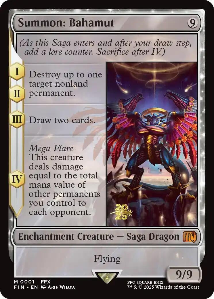 Summon: Bahamut (1) (Prerelease Cards)