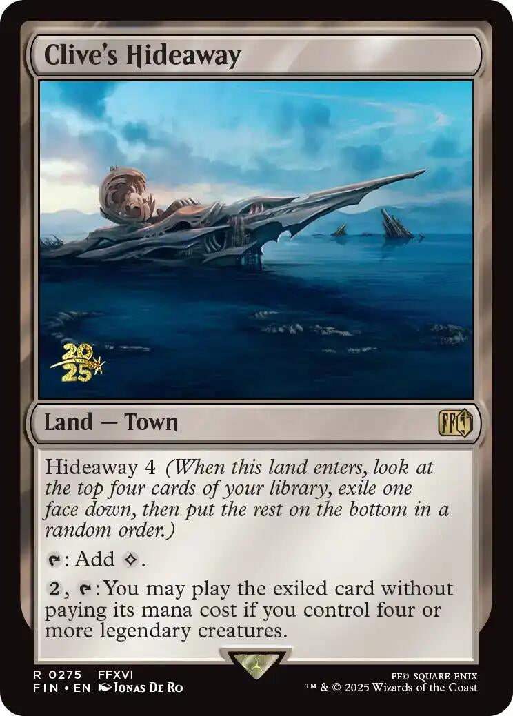 Clive's Hideaway (275) (Prerelease Cards)