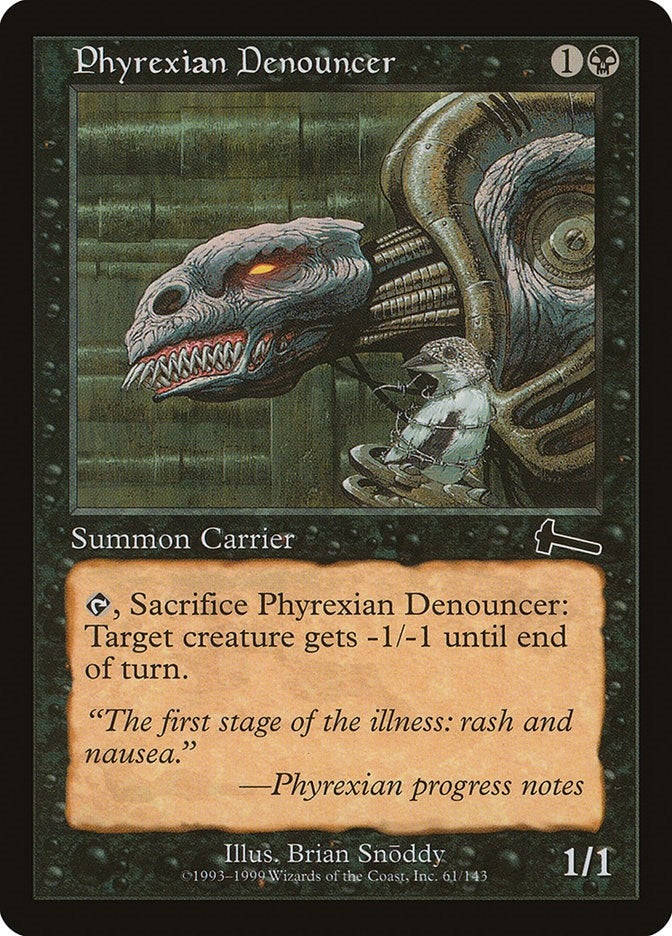 Phyrexian Denouncer (61) (Urza's Legacy)