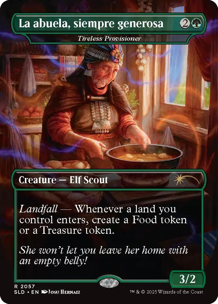 La abuela, siempre generosa - Tireless Provisioner (2057) (Secret Lair Drop Series)