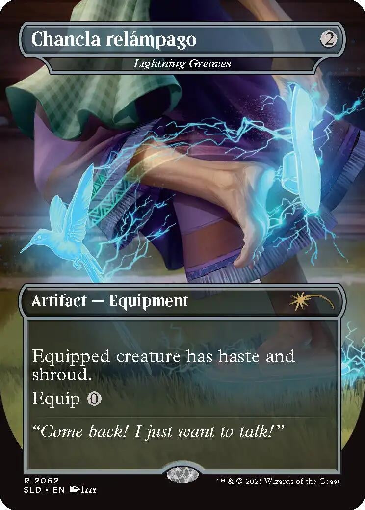 Chancla relámpago - Lightning Greaves (2062) (Secret Lair Drop Series)