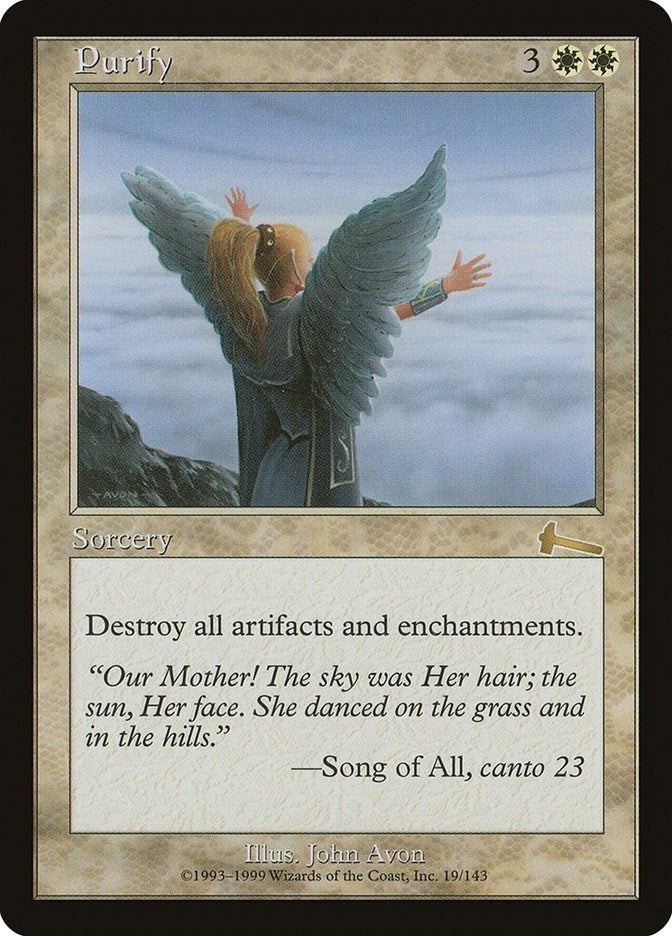 Purify (19) (Urza's Legacy)