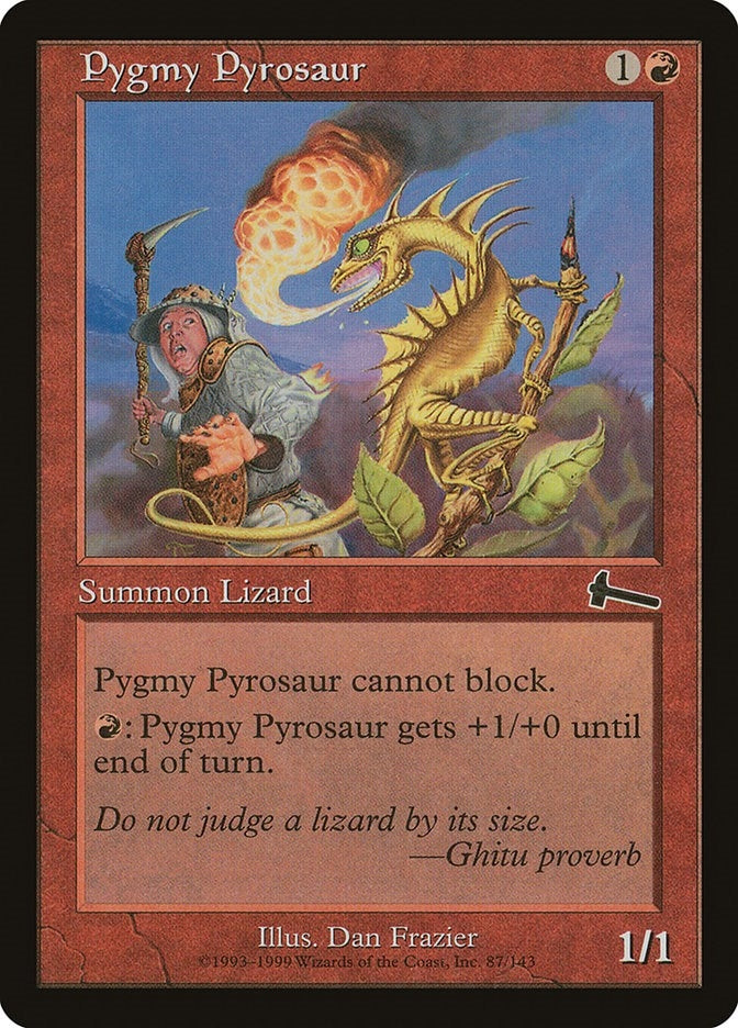 Pygmy Pyrosaur (87) (Urza's Legacy)