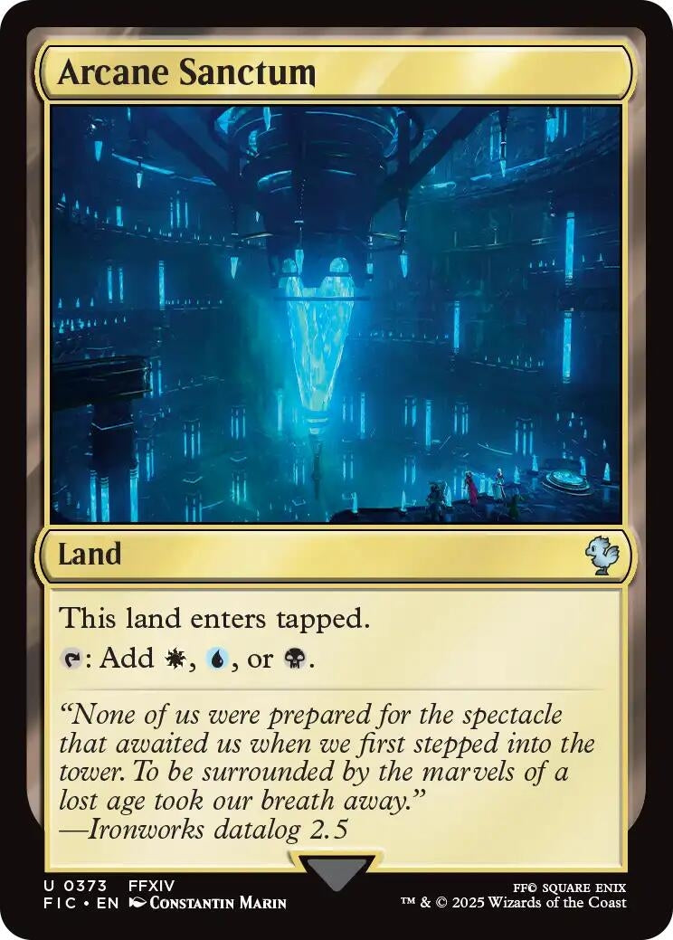 Arcane Sanctum (Surge Foil) (373) (Commander: FINAL FANTASY)