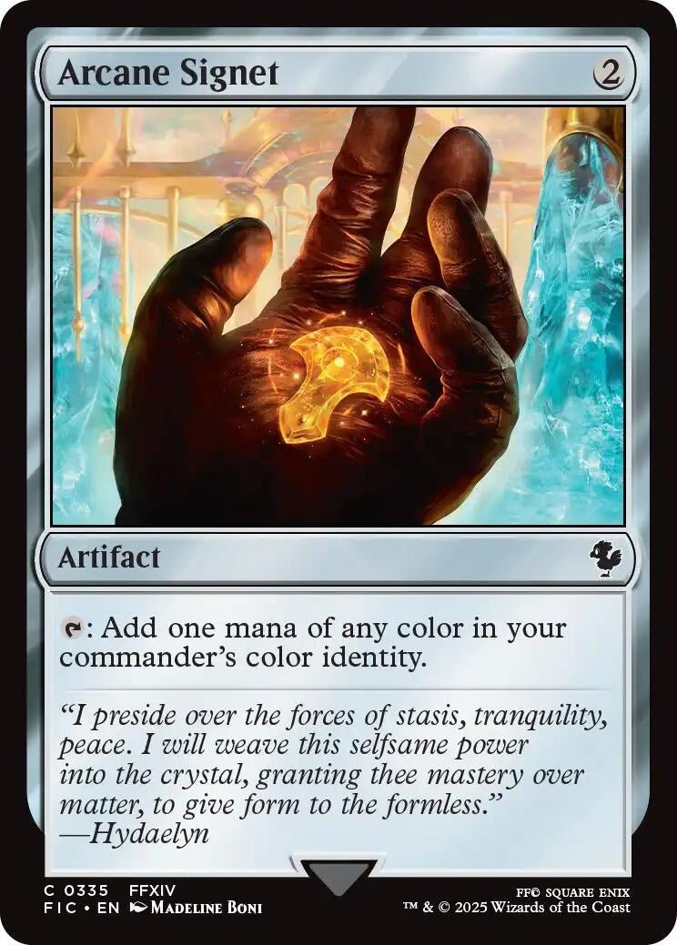 Arcane Signet (0335) (Surge Foil) (335) (Commander: FINAL FANTASY)
